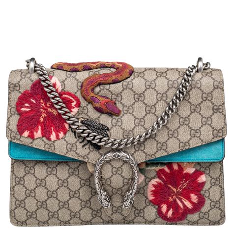 gucci silk flower dionysus bag|gucci dionysus suede.